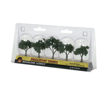 Woodland Scenics Ready - Med Green (1.25-2 inches) (5/Pk) TR1502