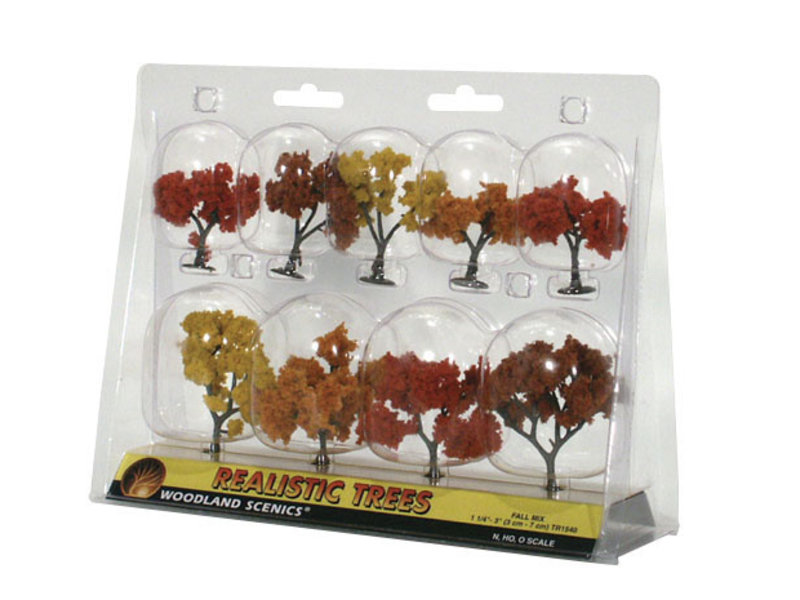 Woodland Scenics Woodland Scenics Ready - Fall Mix (1.25-3 inches) (9/Pk) TR1540