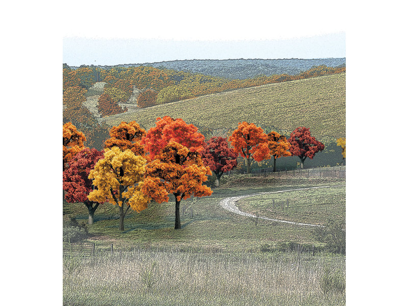 Woodland Scenics Woodland Scenics Ready - Fall Colors deciduous (.75 -2 inches),38/Pk TR1575
