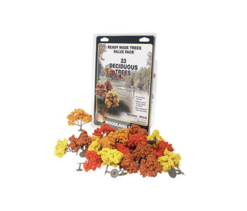 Woodland Scenics Ready - Fall Colors deciduous (2-3 inches) (23/Pk) TR1576