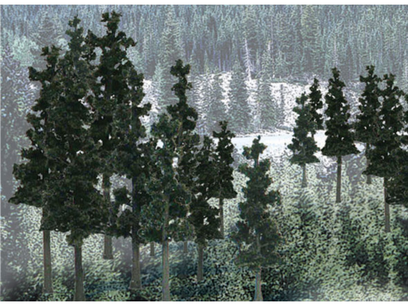 Woodland Scenics Woodland Scenics Ready - Conifer Trees (2.5-4 inches) (33/Pk) TR1580