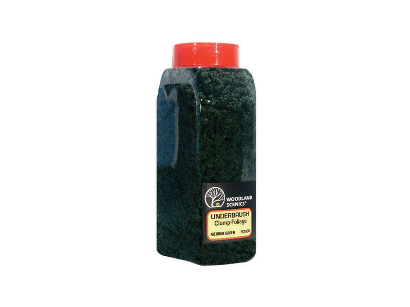 Woodland Scenics Woodland Scenics Shaker Underbrush medium Green (32 Oz) FC1636