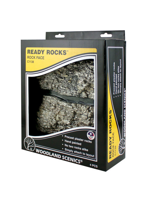 Woodland Scenics Ready Rocks - Rock Face Rocks C1138