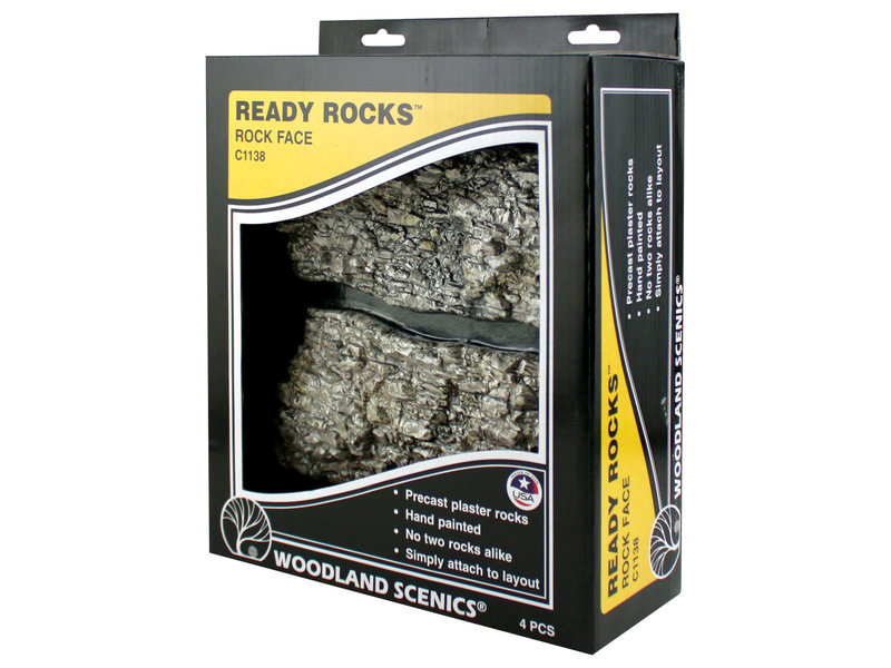 Woodland Scenics Woodland Scenics Ready Rocks - Rock Face Rocks C1138