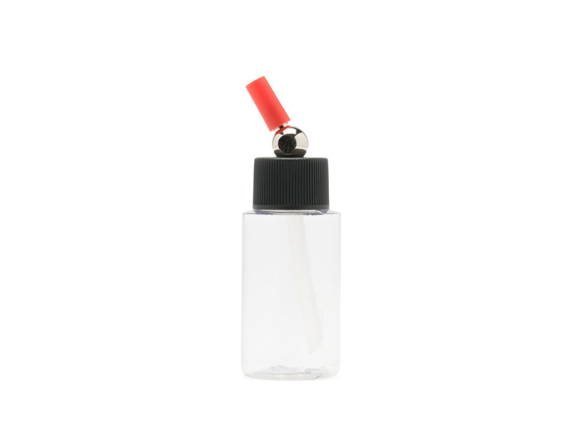 Iwata IWATA 1oz Crystal Clear Bottle 1oz / 30ml Cylinder with Adaptor Cap