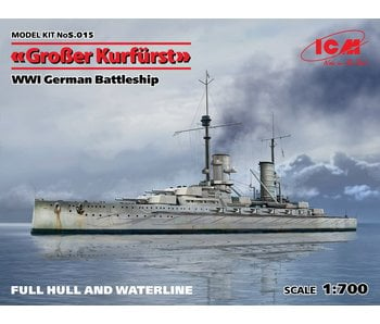 ICM Grosser Kurfurst (full hull & waterline) - WWI German Battleship