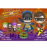 Hot Toys Batman, Robin, and Villains Cosbaby(S) Collectible Set - Batman Classic TV Series (Hot Toys)