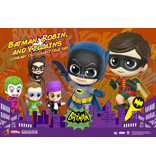 Hot Toys Batman, Robin, and Villains Cosbaby(S) Collectible Set - Batman Classic TV Series (Hot Toys)