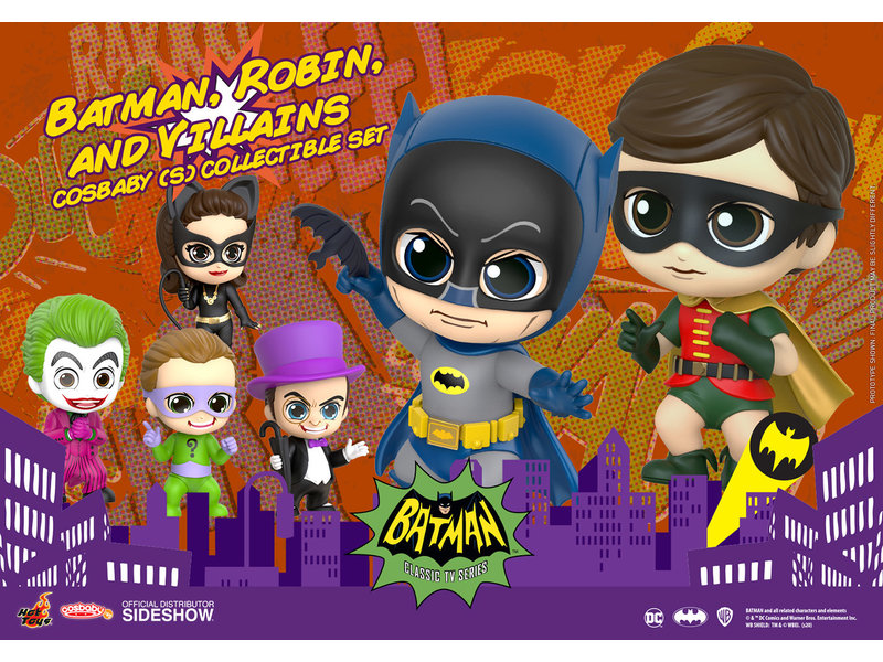 Hot Toys Batman, Robin, and Villains Cosbaby(S) Collectible Set (Hot Toys)