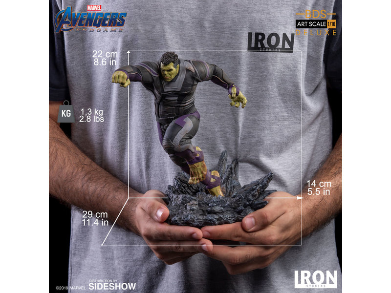 Iron Studios Hulk (Deluxe) Art Scale 1:10 BDS Statue - Avengers: Endgame (Iron Studios)