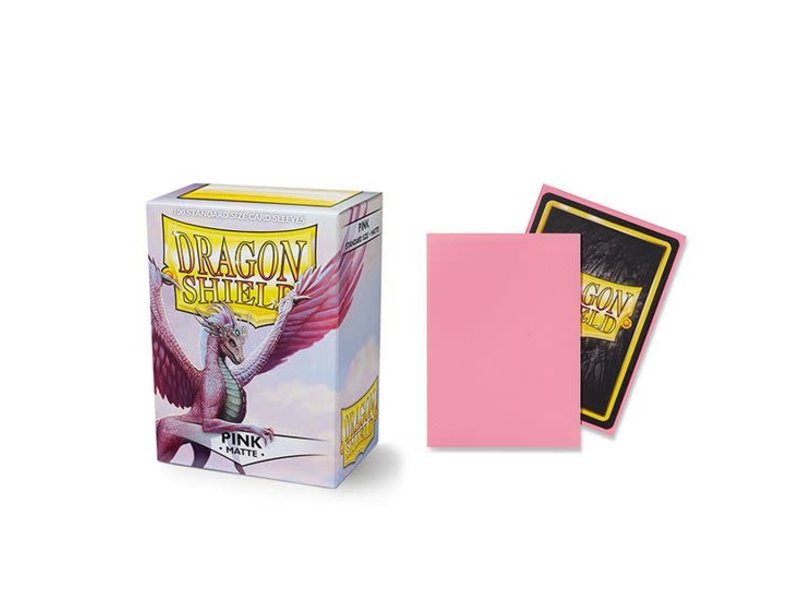 Dragon Shield Sleeves Matte Pink(100)