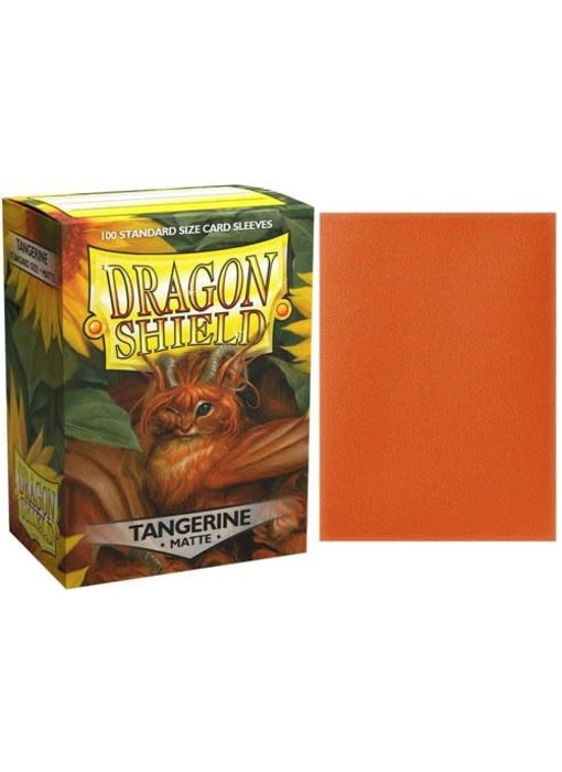Dragon Shield Sleeves Matte Tangerine(100)