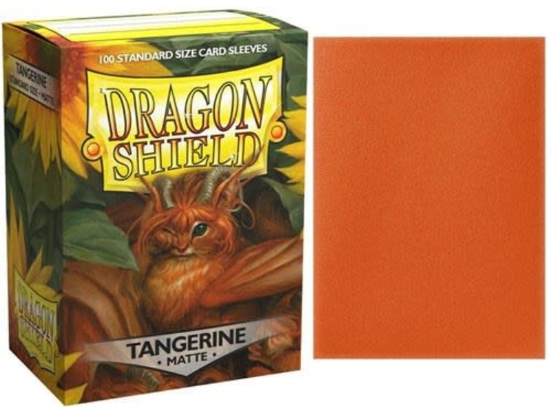 Dragon Shield Sleeves Matte Tangerine(100)