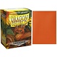 Dragon Shield Sleeves Matte Tangerine(100)