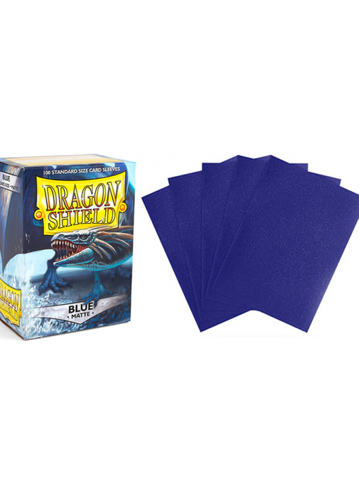 Dragon Shield Sleeves Matte Blue(100)