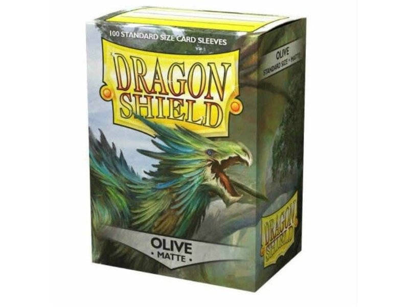 Dragon Shield Sleeves Matte Olive(100)