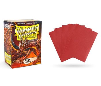 Dragon Shield Sleeves Matte Red(100)