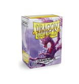 Dragon Shield Sleeves Matte Clear Purple(100)