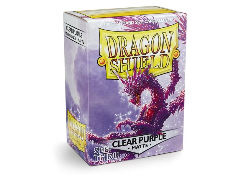 Dragon Shield Dragon Shield Sleeves Matte Clear Purple(100)