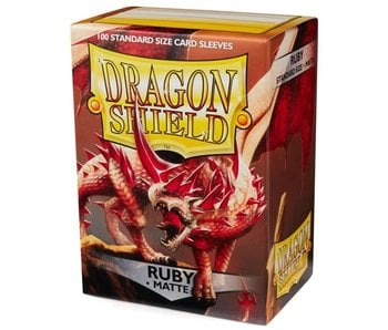 Dragon Shield Sleeves Matte Ruby(100)