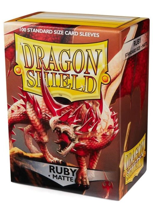 Dragon Shield Sleeves Matte Ruby(100)