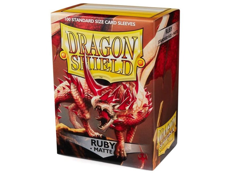 Dragon Shield Sleeves Matte Ruby(100)