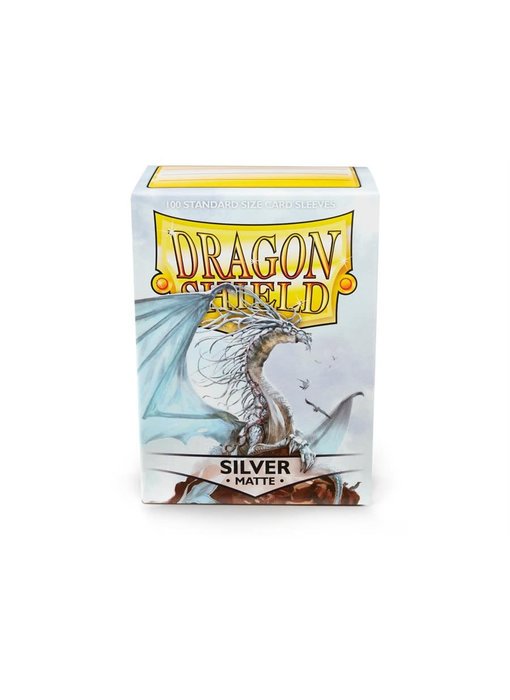 Dragon Shield Sleeves Matte Silver(100)