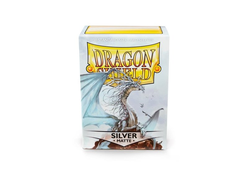 Dragon Shield Sleeves Matte Silver(100)