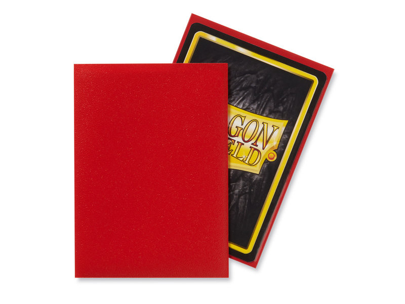 Dragon Shield Dragon Shield Sleeves Matte Crimson(60)