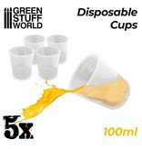 Green Stuff World GSW 5x Disposable Measuring Cups 100ml