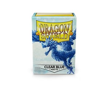 Dragon Shield Sleeves Matte Clear Blue (100)