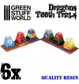 Green Stuff World GSW 6x Resin Dragon Teeth Traps for Tanks