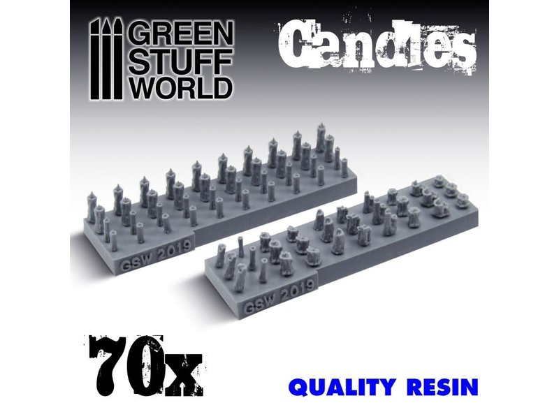 Green Stuff World GSW 70x Resin Candles