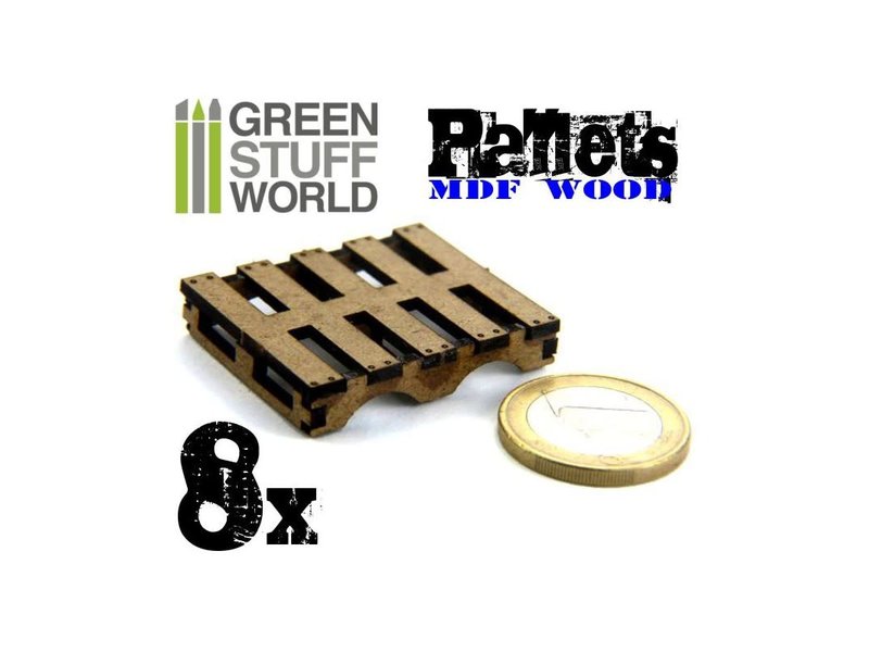 Green Stuff World GSW 8x Laser Cut PALLETS