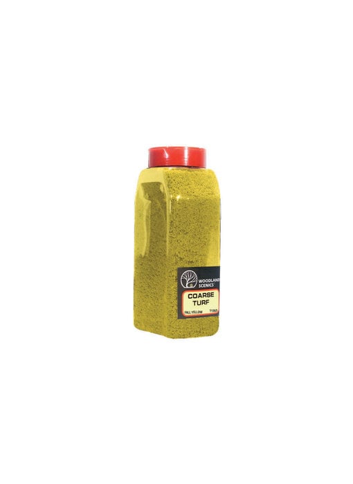 Woodland Scenics Shaker Turf - Coarse fall Yellow (32 Oz) T1353