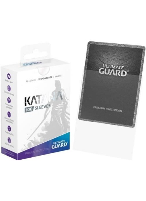 Ultimate Guard Sleeves Katana Clear 100Ct