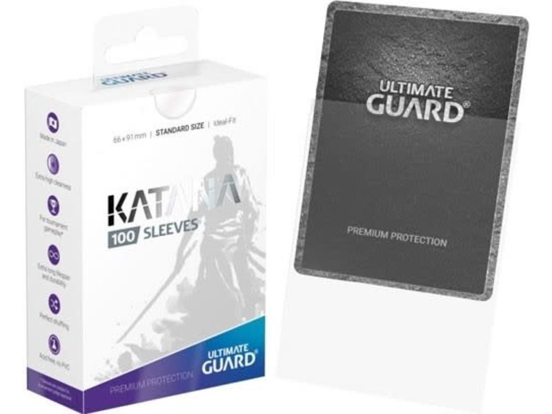 Ultimate Guard Ultimate Guard Sleeves Katana Clear 100Ct