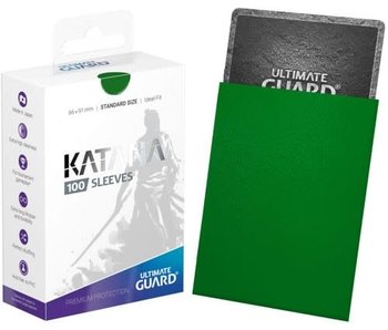 Ultimate Guard Sleeves Katana Green 100Ct