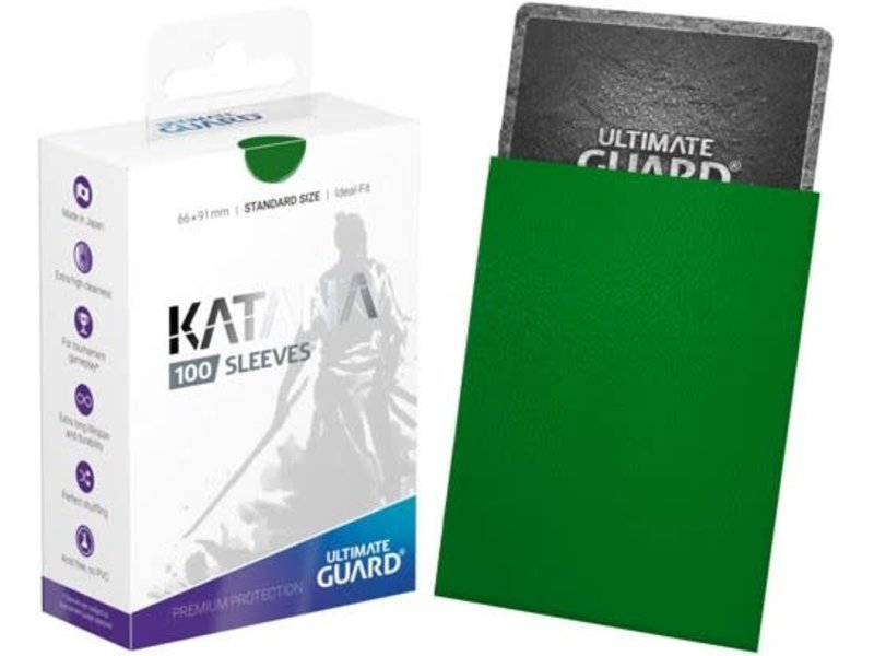 Ultimate Guard Ultimate Guard Sleeves Katana Green 100Ct