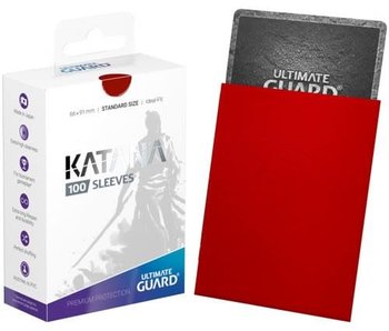 Ultimate Guard Sleeves Katana Red 100Ct