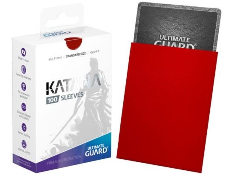 Ultimate Guard Ultimate Guard Sleeves Katana Red 100Ct