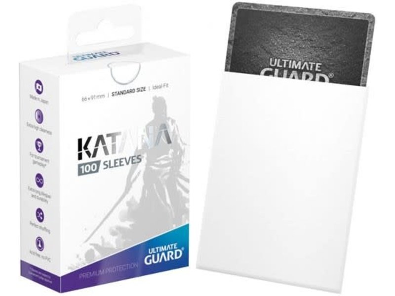 Ultimate Guard Ultimate Guard Sleeves Katana White 100Ct
