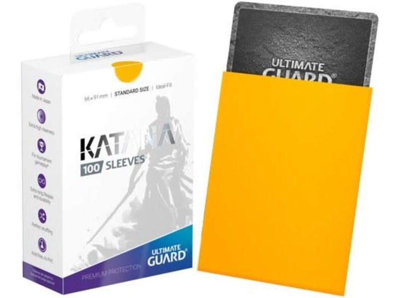 Ultimate Guard Ultimate Guard Sleeves Katana Yellow 100Ct