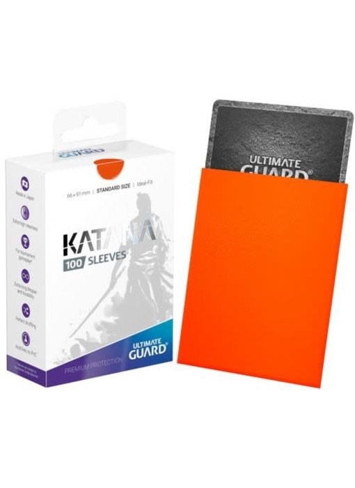 Ultimate Guard Sleeves Katana Orange 100Ct