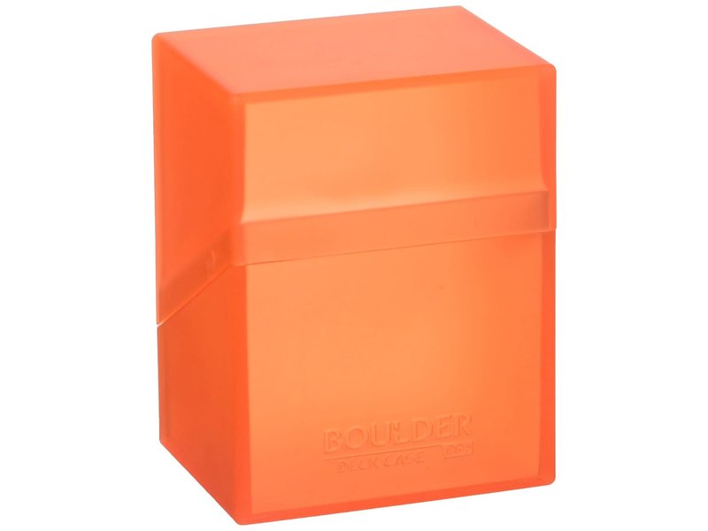 Ultimate Guard Ultimate Guard Deck Case Boulder 80+ Poppy Topaz (Orange)