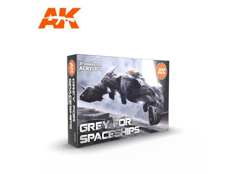 AK Interactive AK Interactive 3G Grey for Spaceships Set