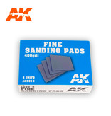 AK Interactive AK Interactive Fine Sanding Pads 400 grit. 4 units
