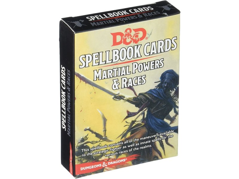 Wizards of the Coast D&D - Spellbook Cards Martial Powers and Races