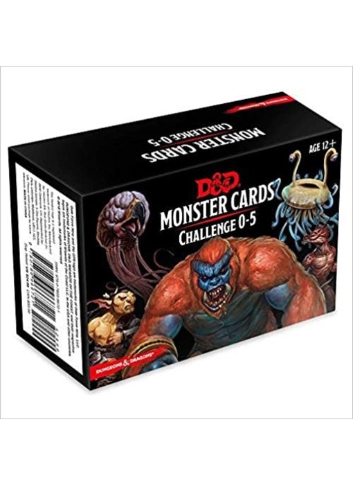 D&D - Monster Cards Challenge 0-5