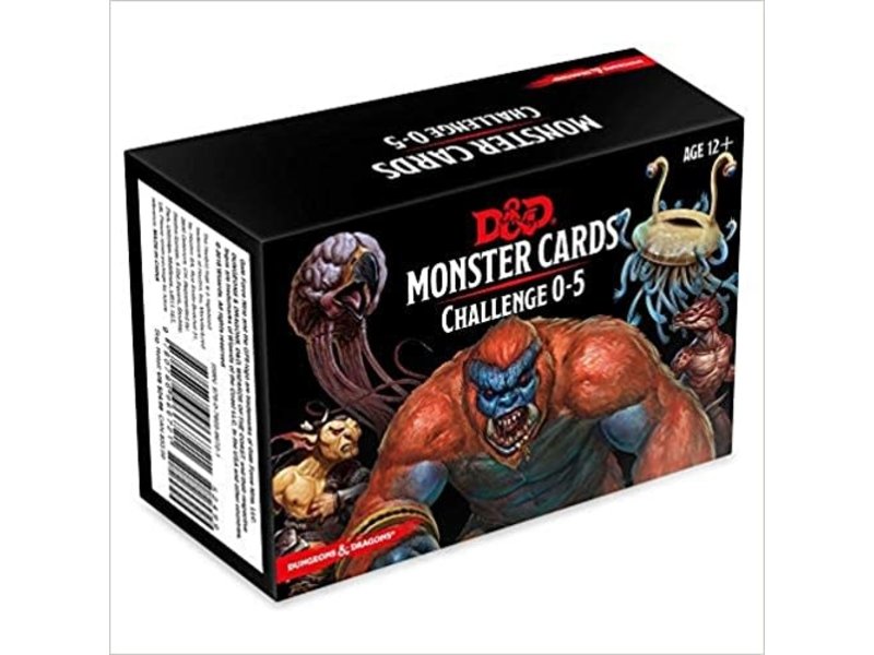 Wizards of the Coast D&D - Monster Cards Challenge 0-5